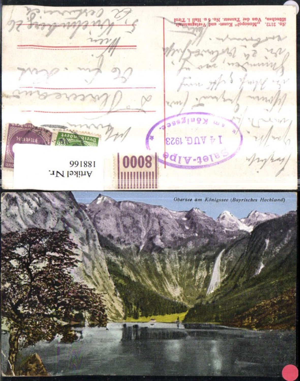 188166,Obersee a. Königssee Schönau am Königssee