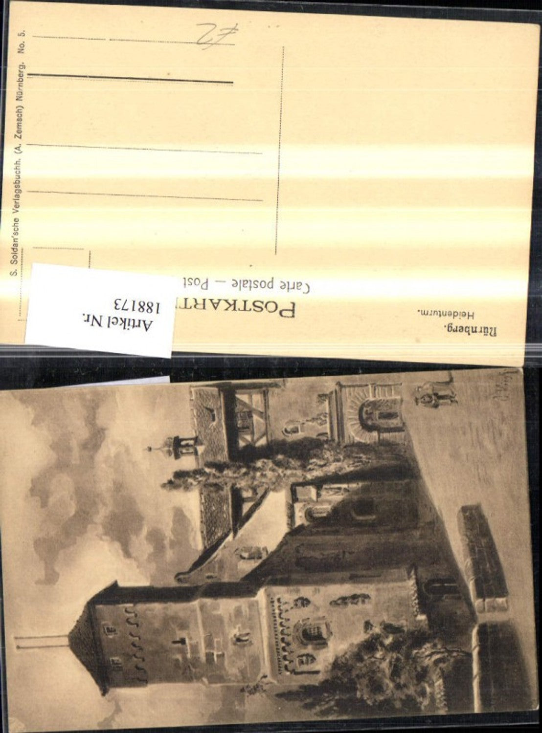 188173,Nürnberg Heidenthurm Turm
