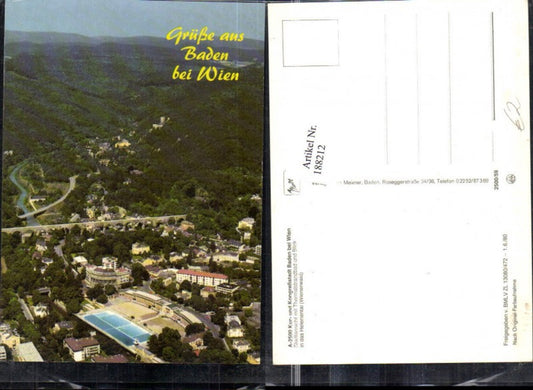 188212,Baden b. Wien Luftbild