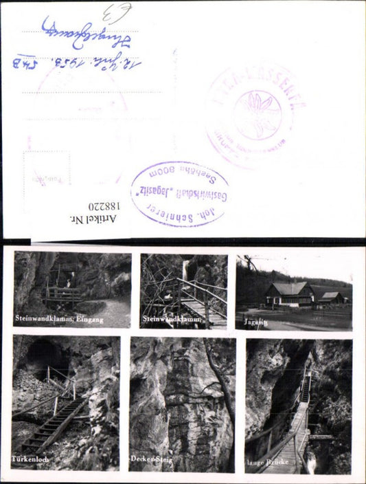 188220,Weissenbach an der Triesting Steinwandklamm Mehrbild Ak