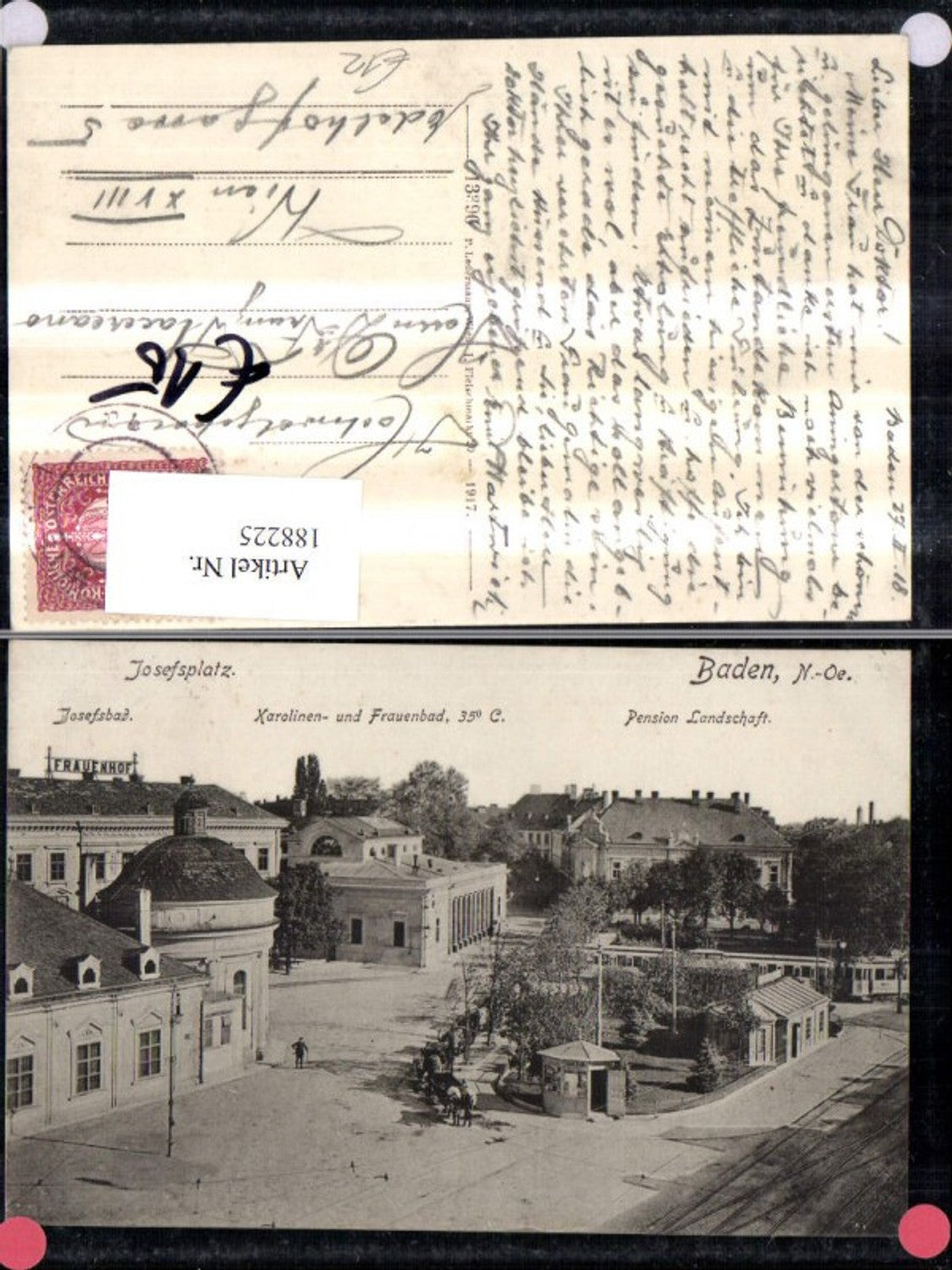 188225,Baden b. Wien Josefplatz Station Badnerbahn
