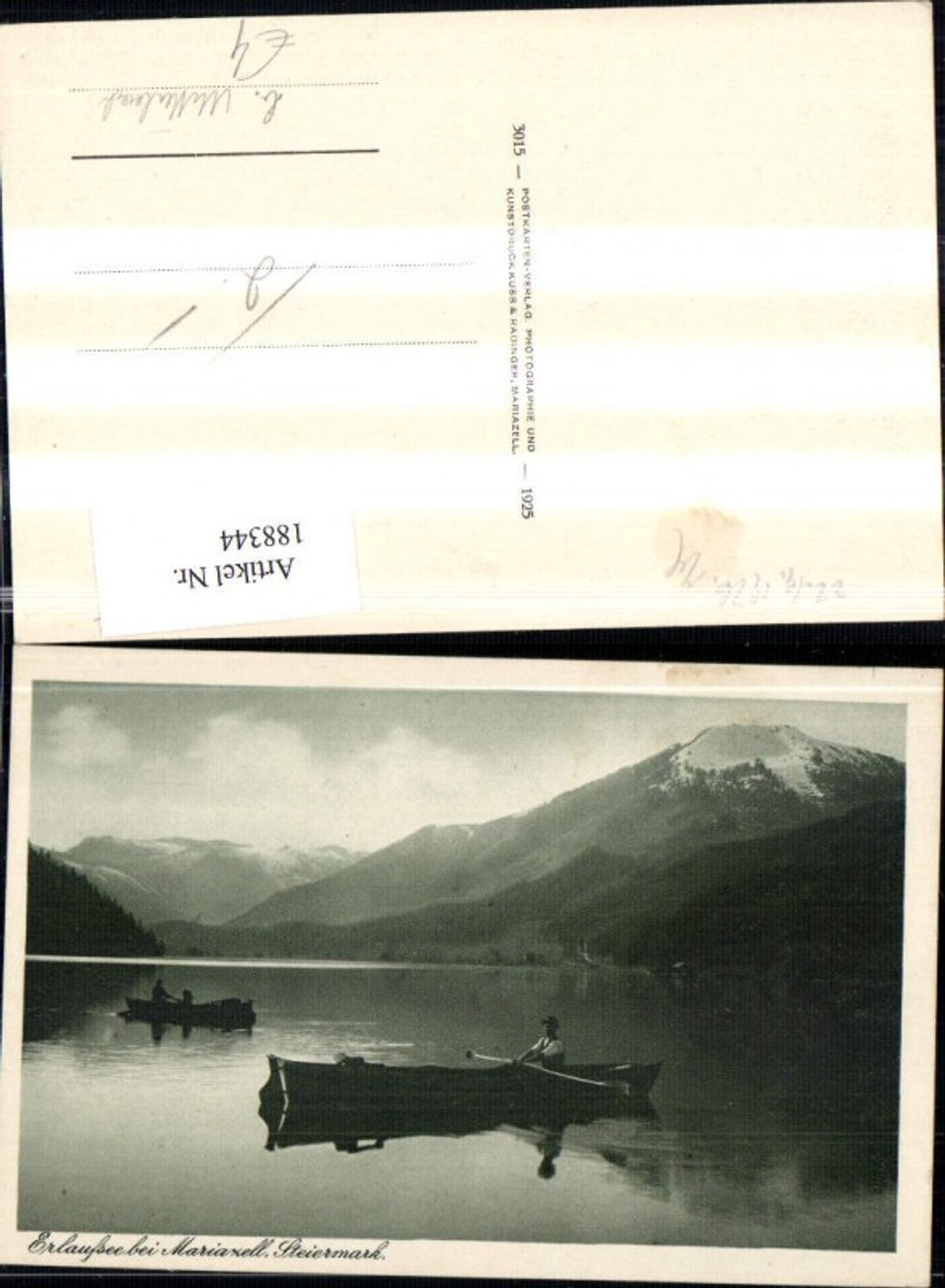 188344,Erlaufsee b. Mitterbach b. Mariazell Boote