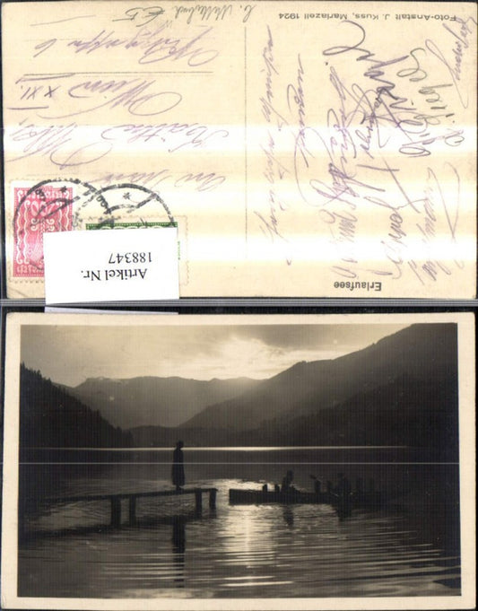 188347,Erlaufsee b. Mitterbach Steg Boot