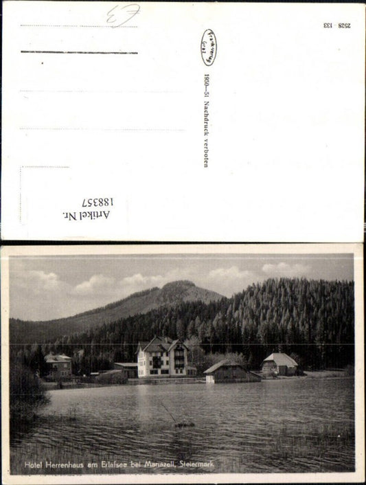 188357,Hotel Herrenhaus am Erlaufsee b. Mariazell b. Mitterbach