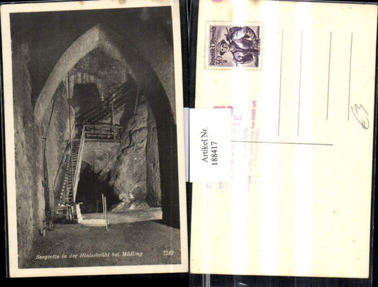 188417,Seegrotte i. d. Hinterbrühl b. Mödling Stiege