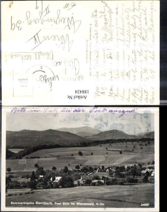 188424,Dornbach Totale Post Sulz im Wienerwald