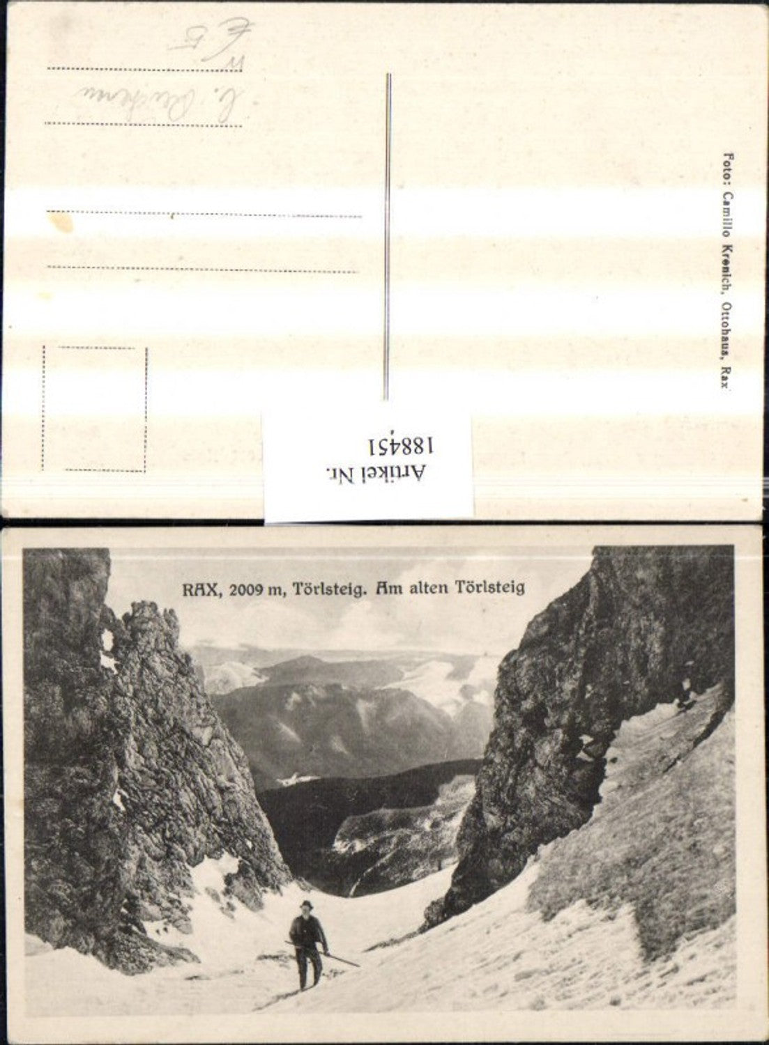 188451,Rax Törlsteig Am alten Törlsteig b. Reichenau