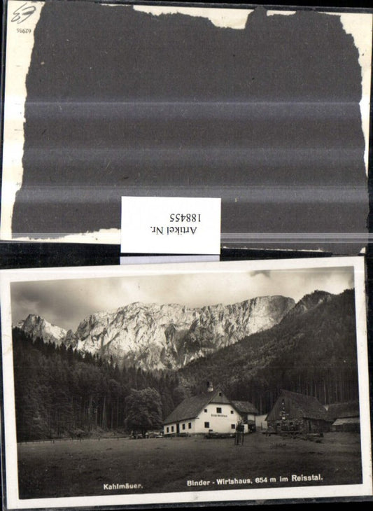 188455,Kahlmäuer Binder Wirtshaus im Reisstal