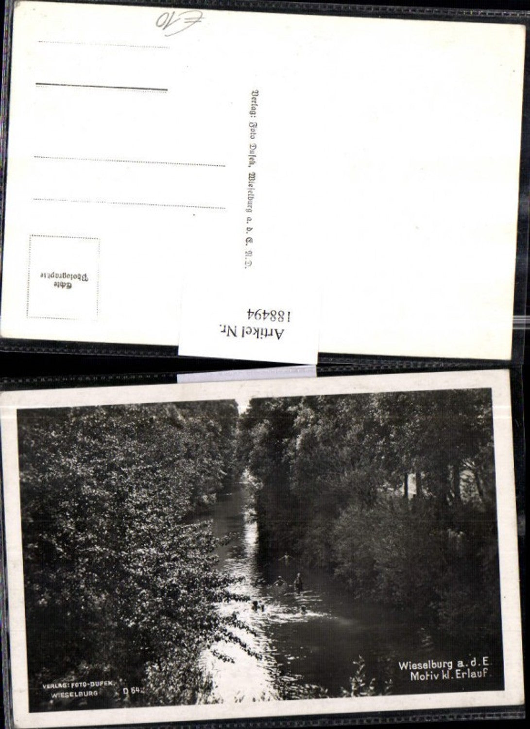 188494,Wieselburg a. d. Erlauf Motiv kl. Erlauf