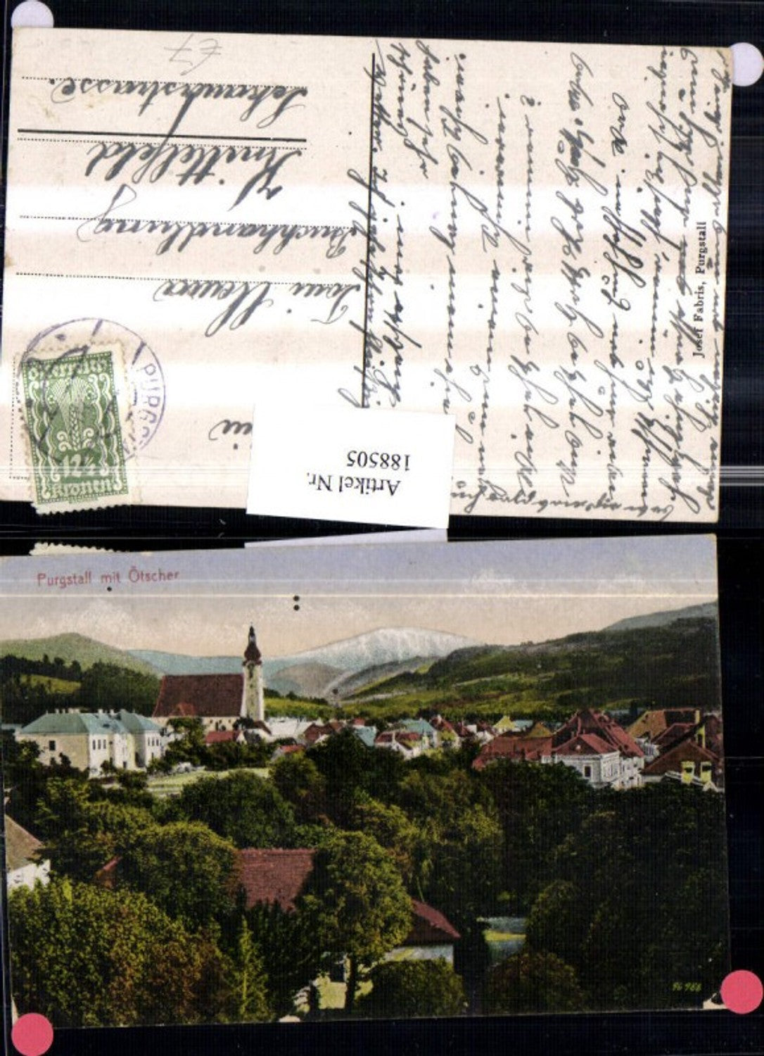 188505,Purgstall m. Ötscher Totale