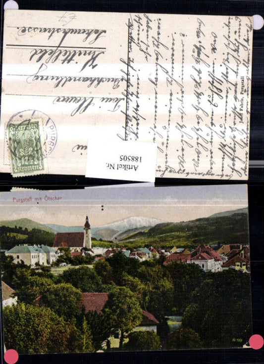 188505,Purgstall m. Ötscher Totale