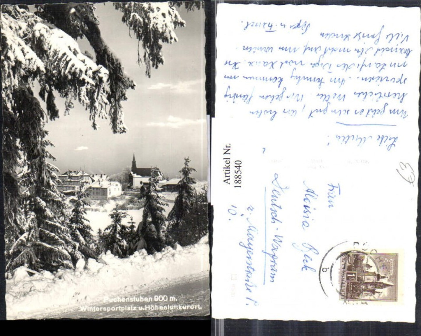 188540,Puchenstuben Teilansicht Winterbild