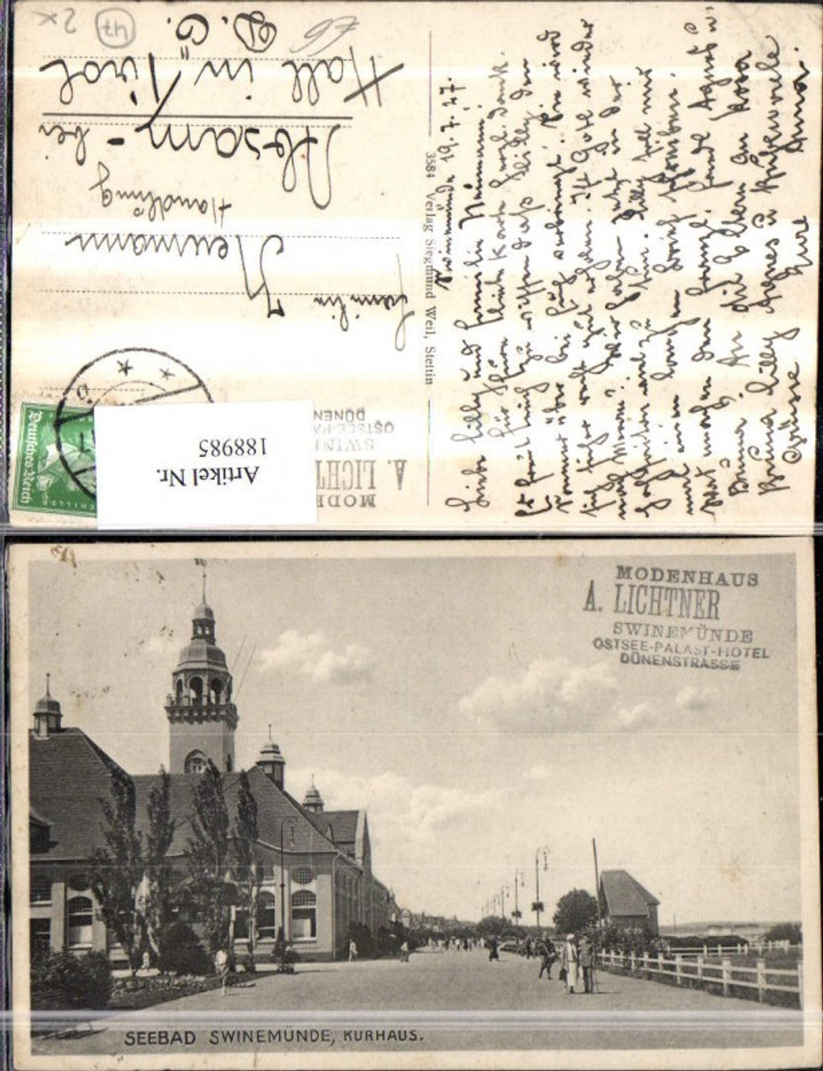 Alte Ansichtskarte – Old Postcard