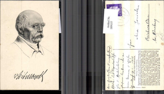 189157,Fürst Otto v. Bismarck