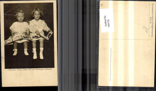 189170,Kronprinz Franz Joseph Otto u. Erzherzog Adelheid