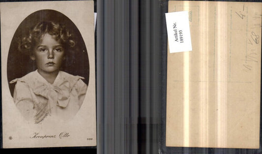 189193,Kronprinz Kaiser Otto v. Habsburg Österreich Kinderportrait pub NPG 6091