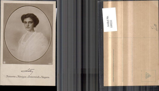 189222,Kaiserin Zita Königin v. Ungarn Österreich pub NPG 6160