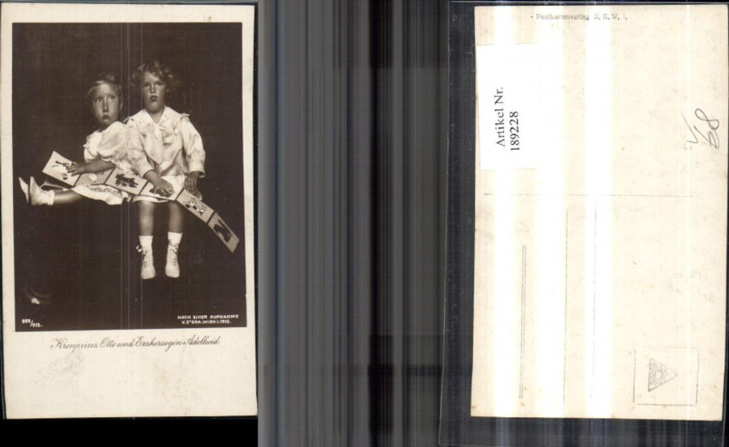 189228,Kronprinz Otto u. Erzherzogin Adelheid pub B.K.W. I