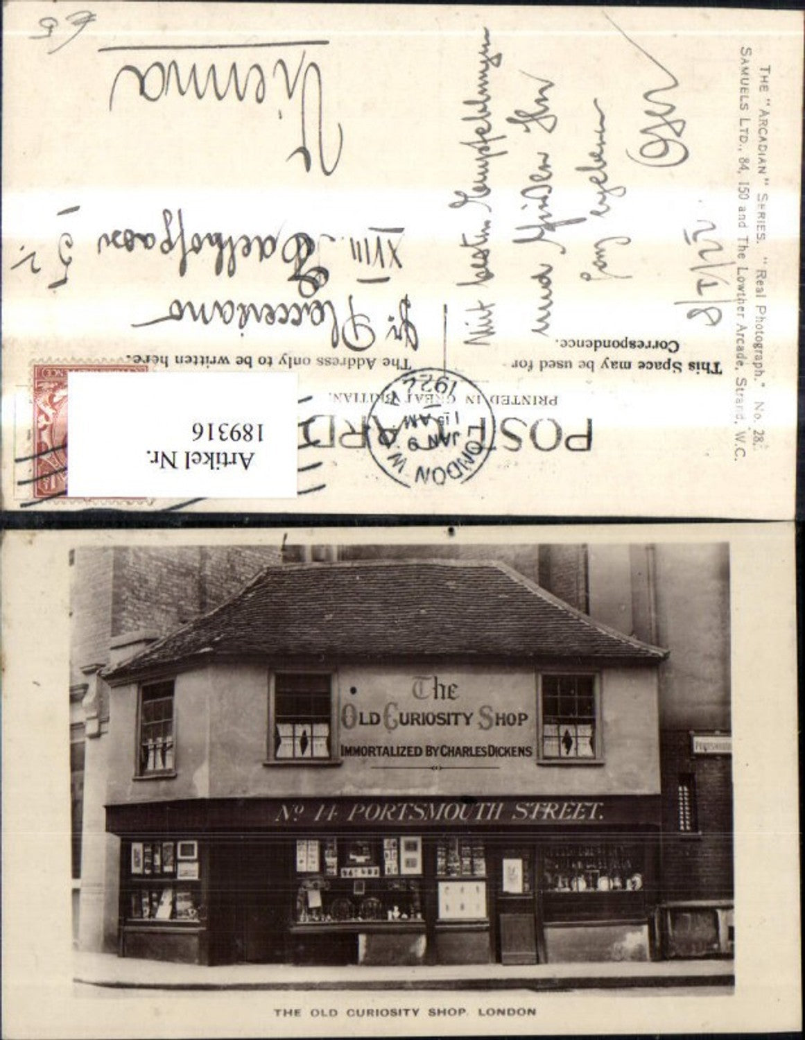 Alte Ansichtskarte – Old Postcard