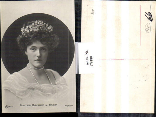 179180,Prinzessin Rupprecht v. Bayern Portrait