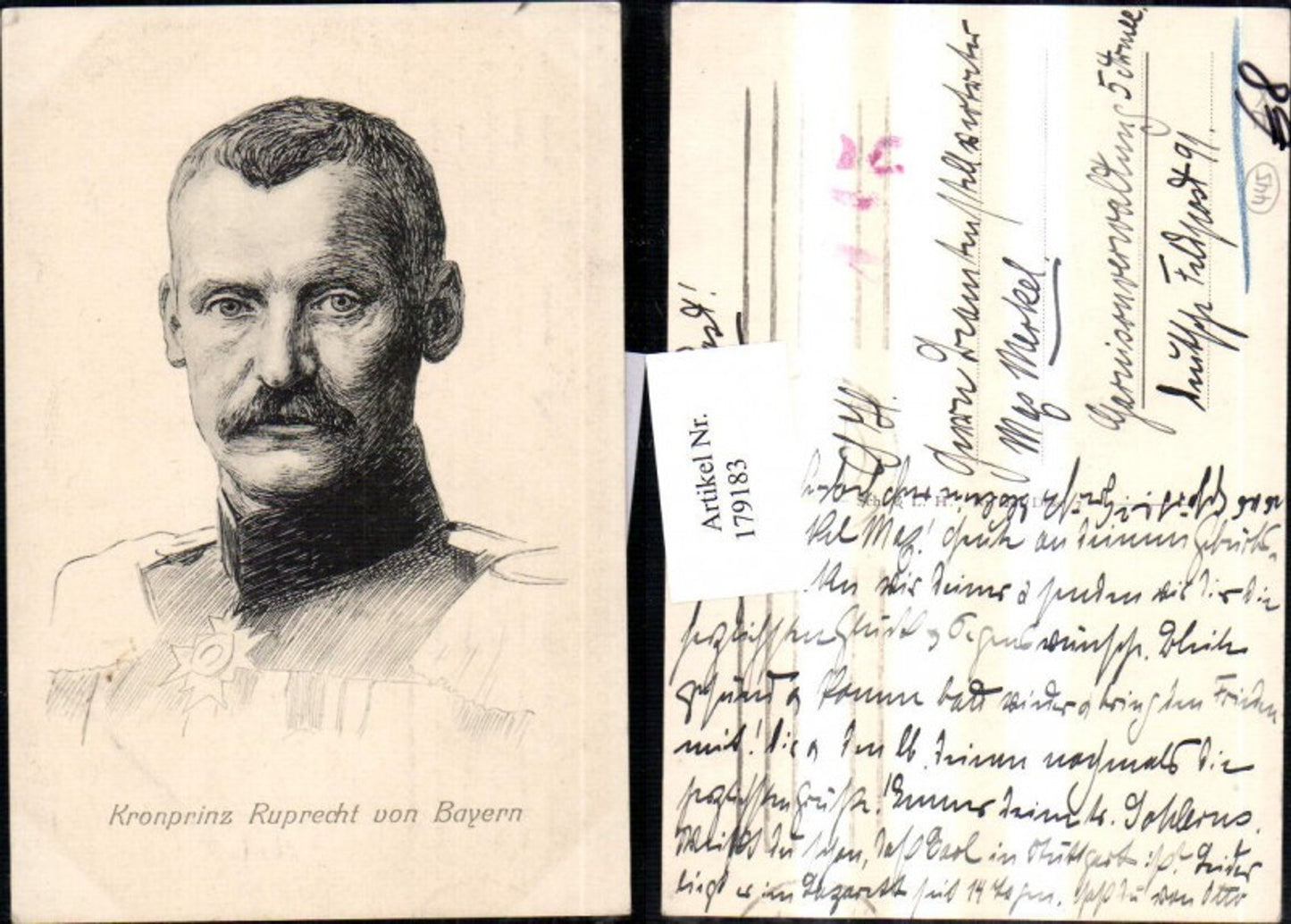 179183,Kronprinz Ruprecht v. Bayern Portrait