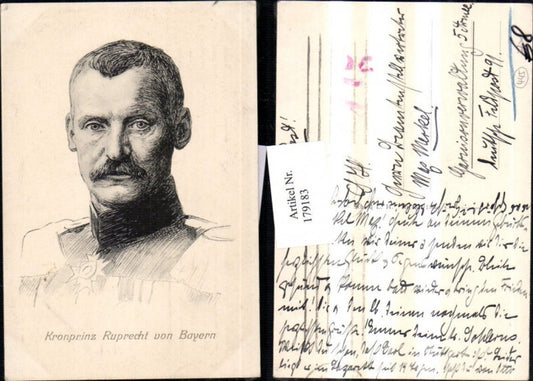 179183,Kronprinz Ruprecht v. Bayern Portrait