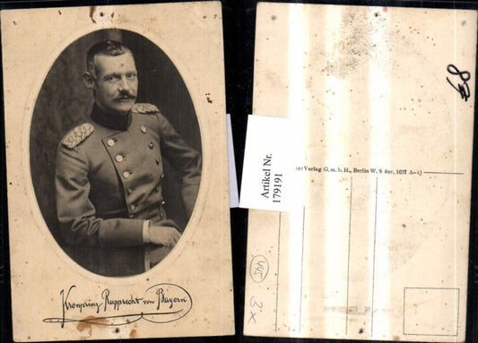 179191,Kronprinz Rupprecht v. Bayern Portrait