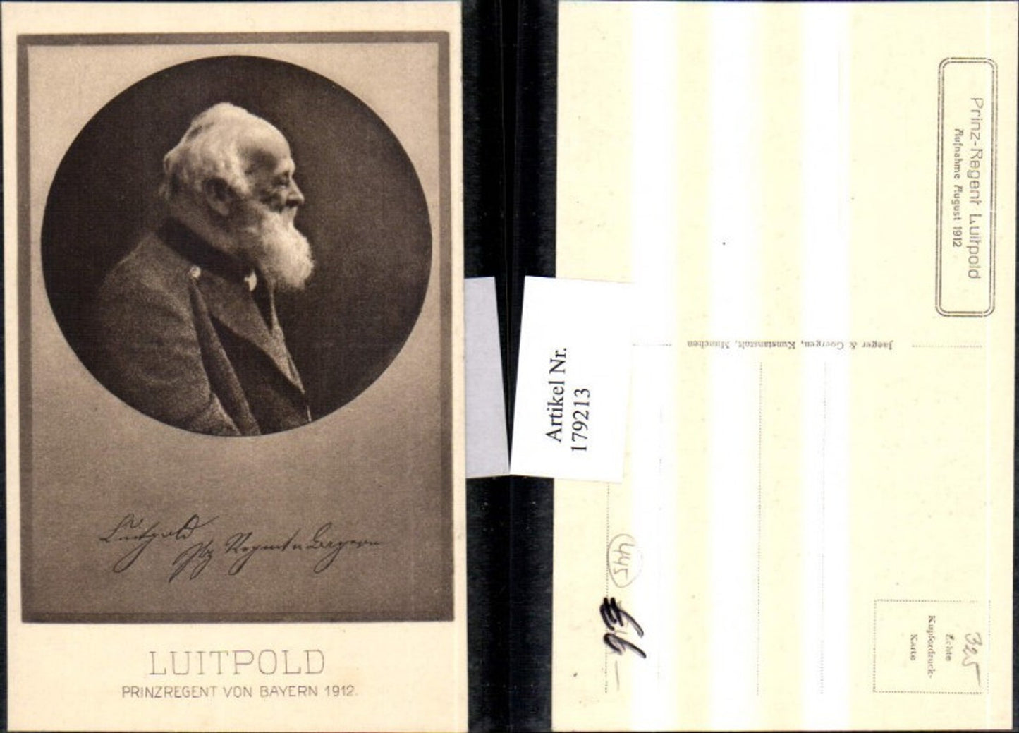 179213,Luitpold Prinzregent v. Bayern 1912 Portrait