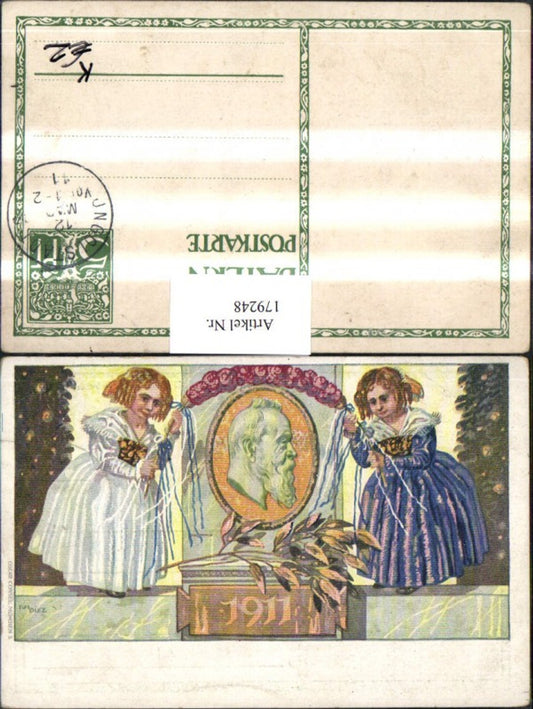 179248,Künstler AK Ivi Diez Ganzsache Königreich Bayern