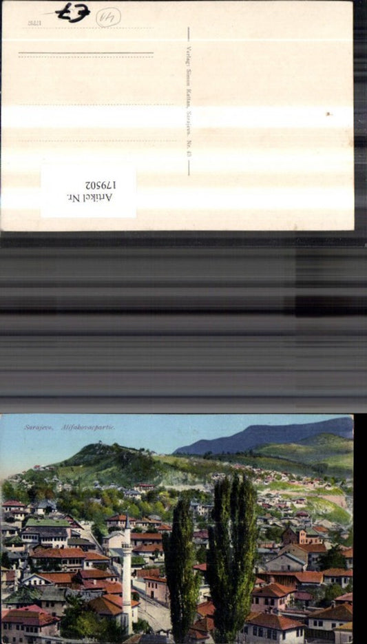 179502,Bosinien Sarajewo Alifakovacpartie