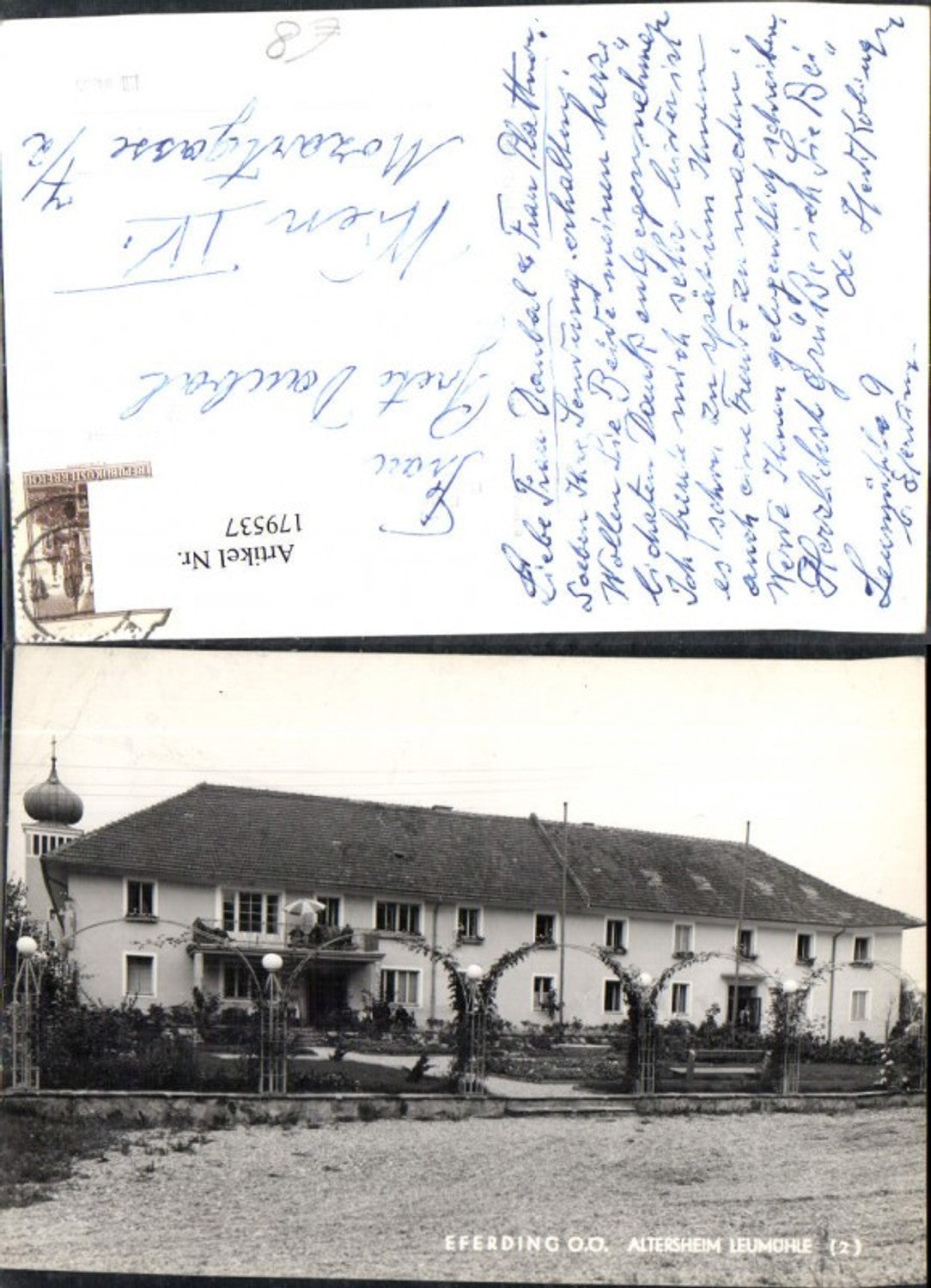 179537, Eferding Leumühle retirement home photo Ak