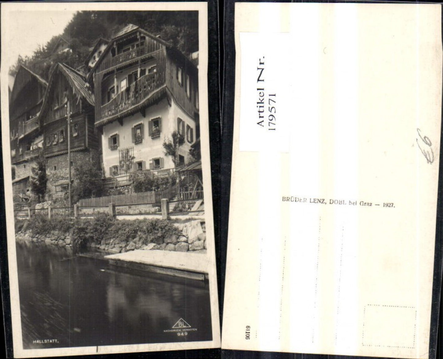 179571,Hallstatt Foto Ak Ansicht Häuser Gebäude