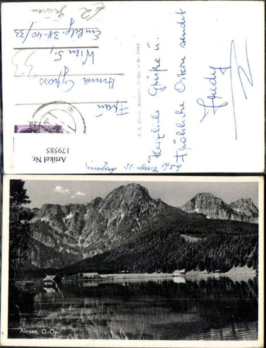 179585,Almsee Grünau Almtal pub F. E. Brandt 11463