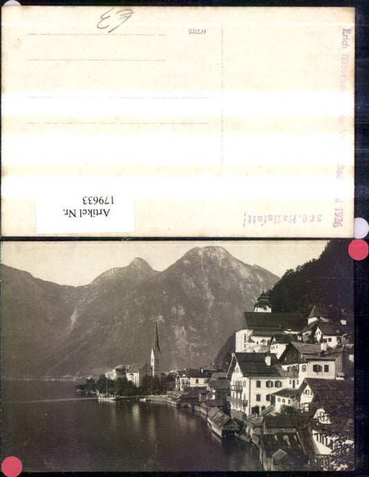 179633,Salzkammergut Hallstatt Teilansicht