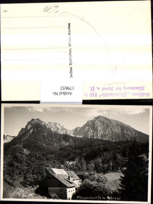 179652,Gasthaus Flinderlmühle m. Pyhrgas b. Spital a. d. Phyrn