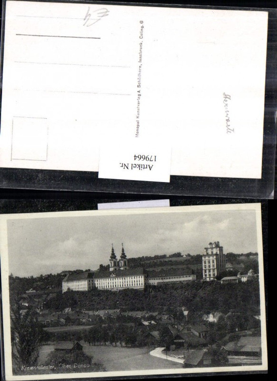 179664,Kremsmünster Ober-Donau Teilansicht Stift