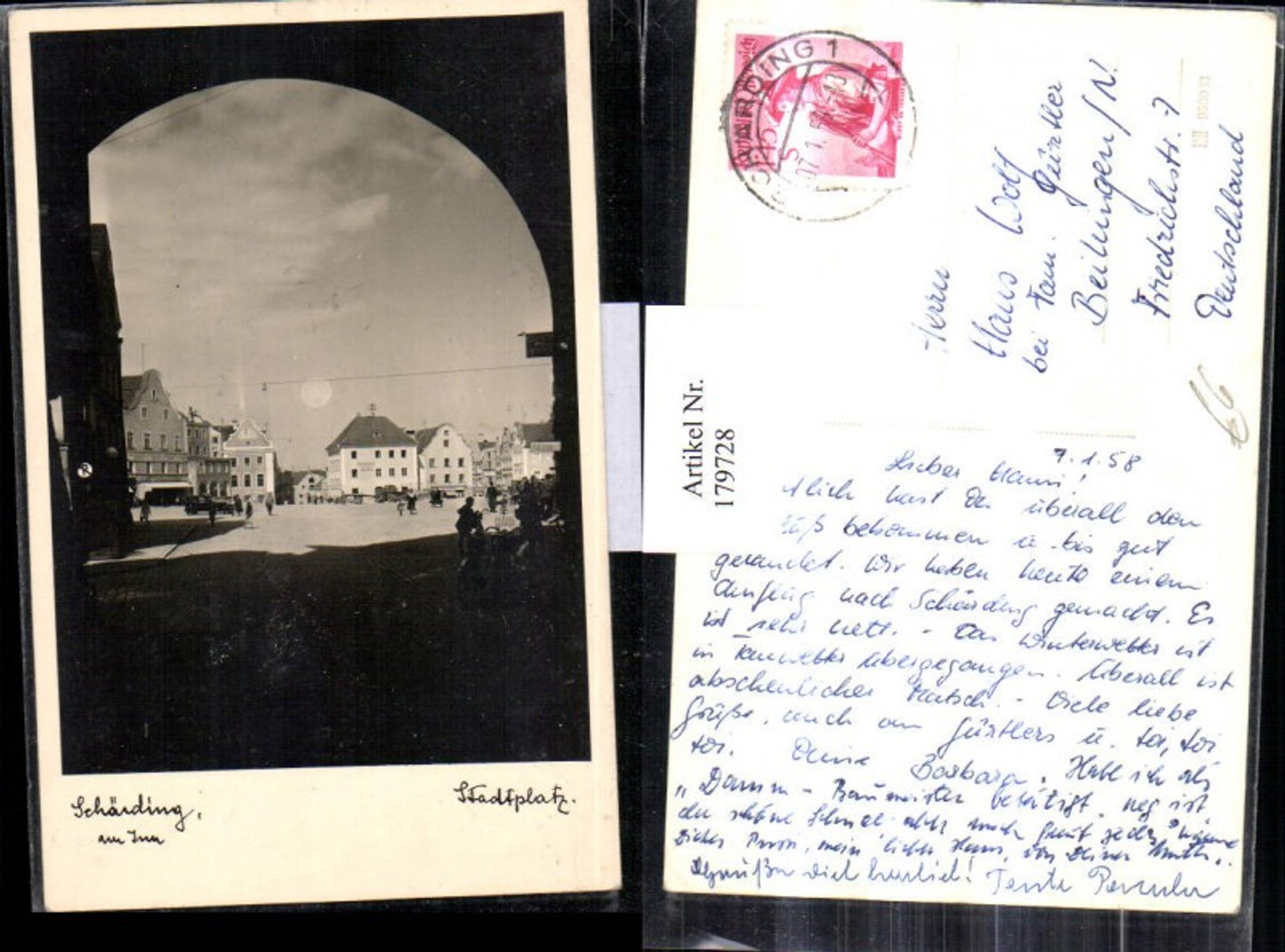 179728, Schärding am Inn, street view, town square, sun