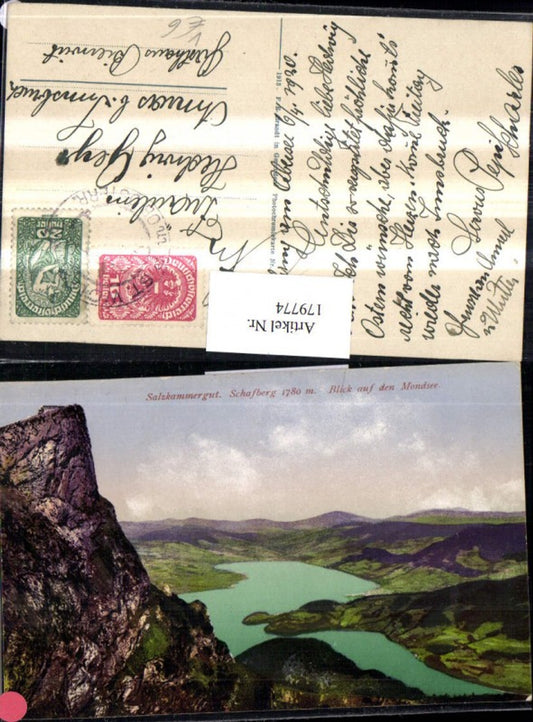 179774,Salzkammergut Schafberg Blick auf d. Mondsee pub Brandt 1254