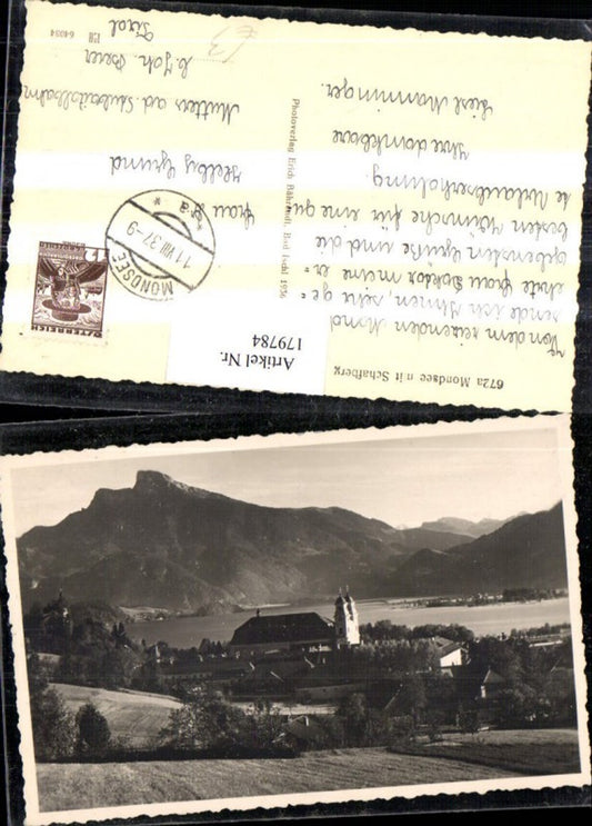 179784,Mondsee m. Schafberg Teilansicht