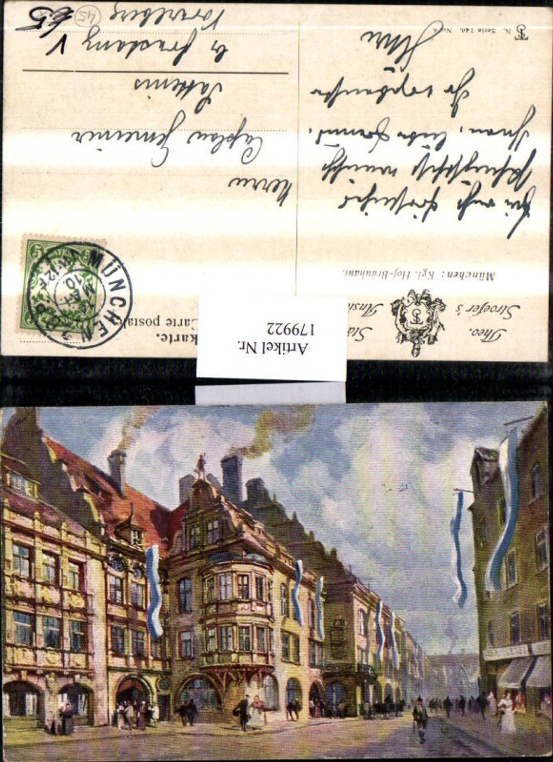 179922,Theo Stroefer Verlag 746/6 München Kgl. Hof-Bräuhaus Straßenansicht