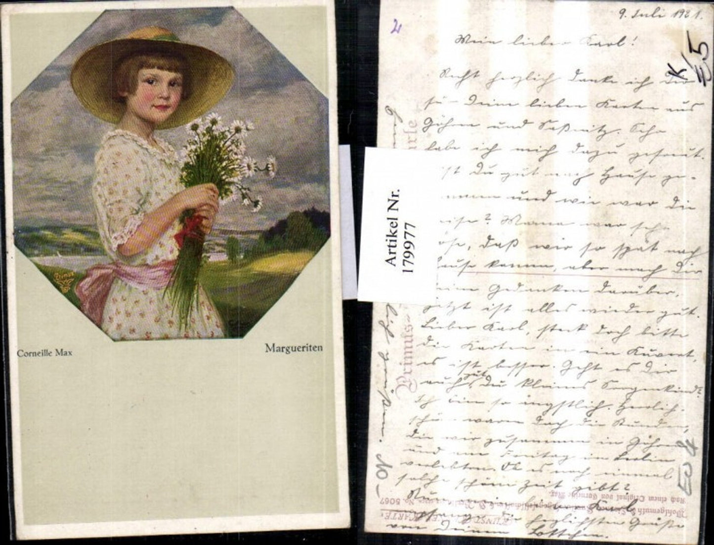 179977,Primus AK 5067 Corneille Max Margueriten Margeriten Mädchen m. Hut