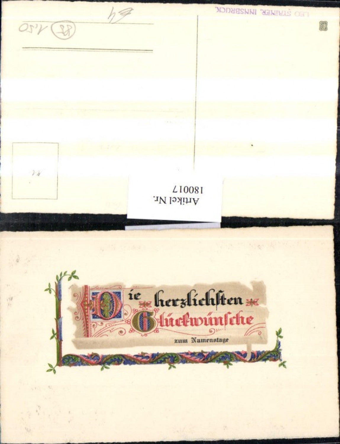 Alte Ansichtskarte – Old Postcard