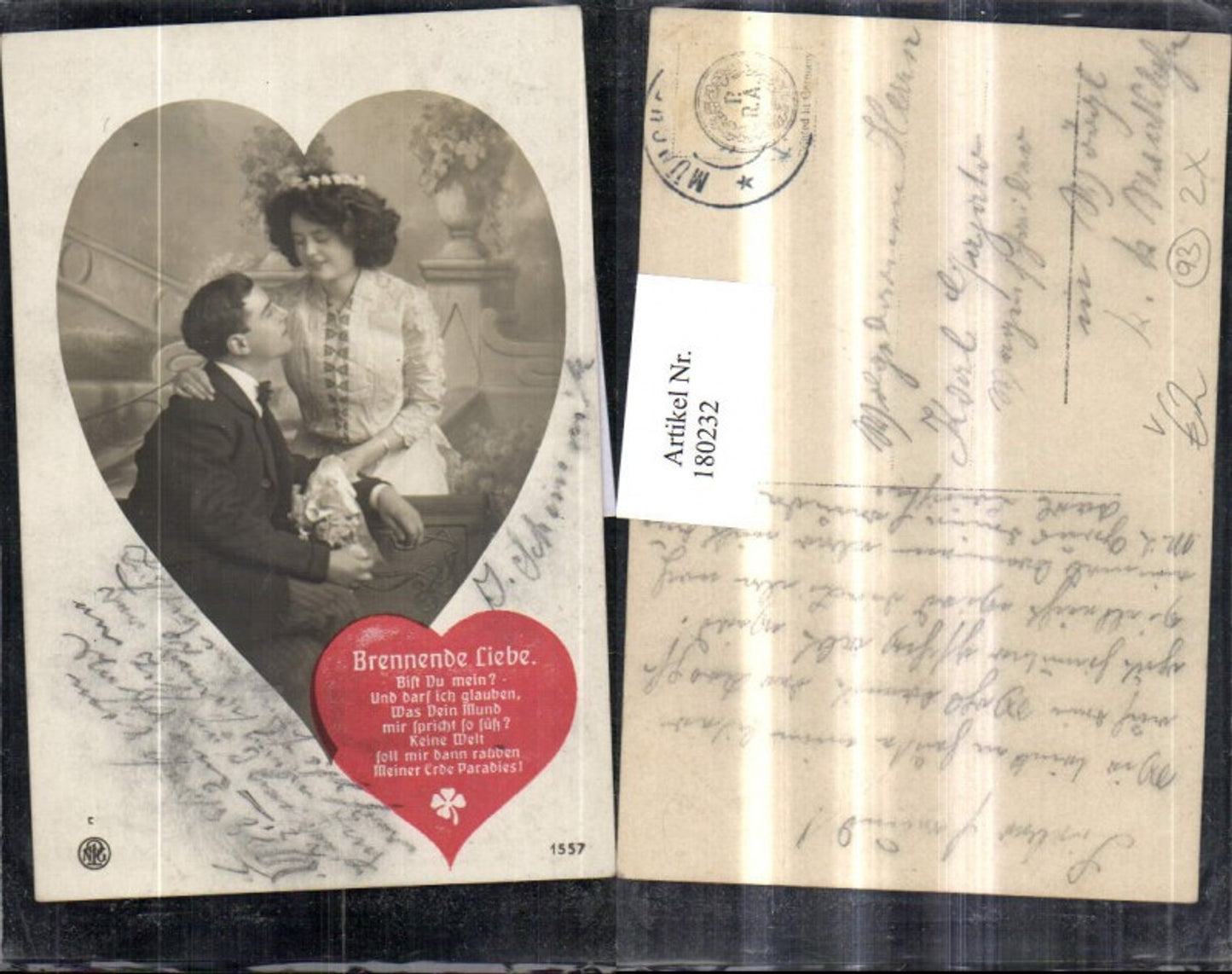 180232,Liebe Brennende Liebe Gedicht Liebespaar pub NPG 1557