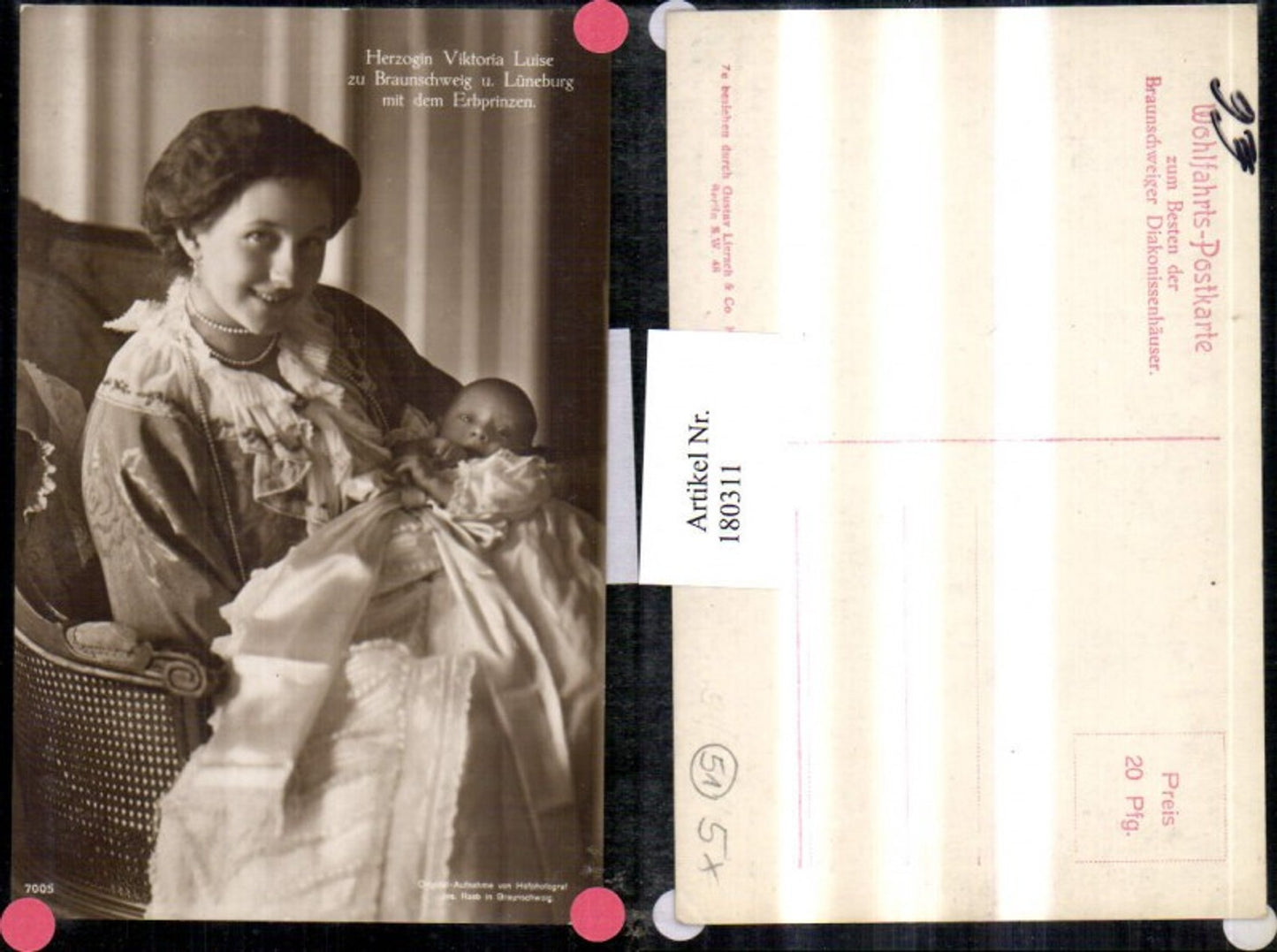 180311,Herzogin Viktoria Luise zu Braunschweig u. Lüneburg m. d. Erbprinzen