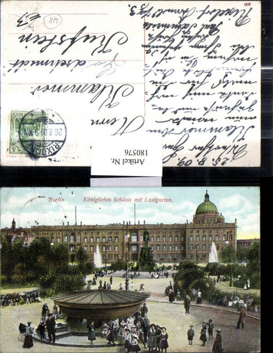 180576,Berlin Königliches Schloss m. Lustgarten