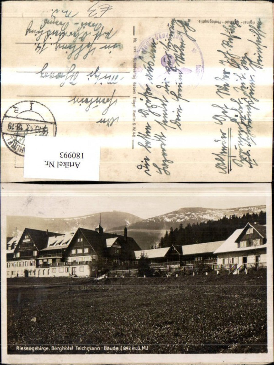 Alte Ansichtskarte – Old Postcard