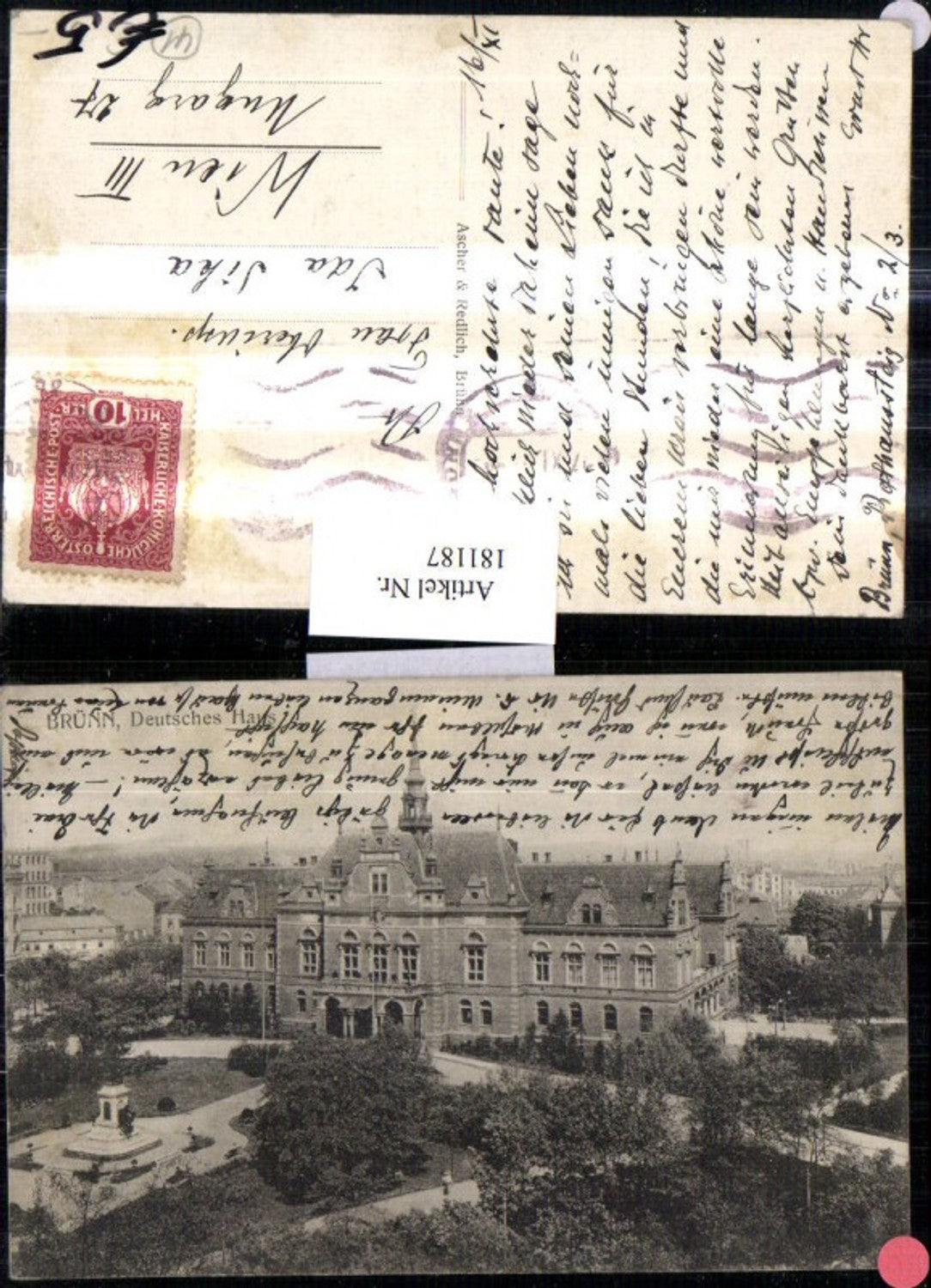 Alte Ansichtskarte – Old Postcard