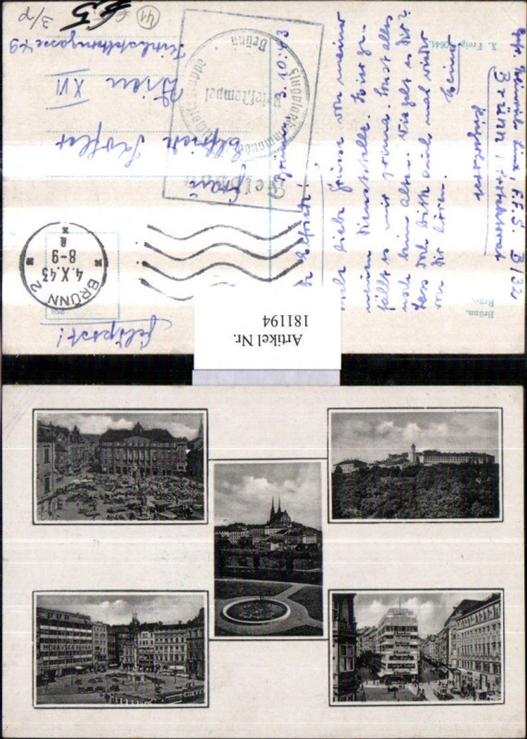 Alte Ansichtskarte – Old Postcard