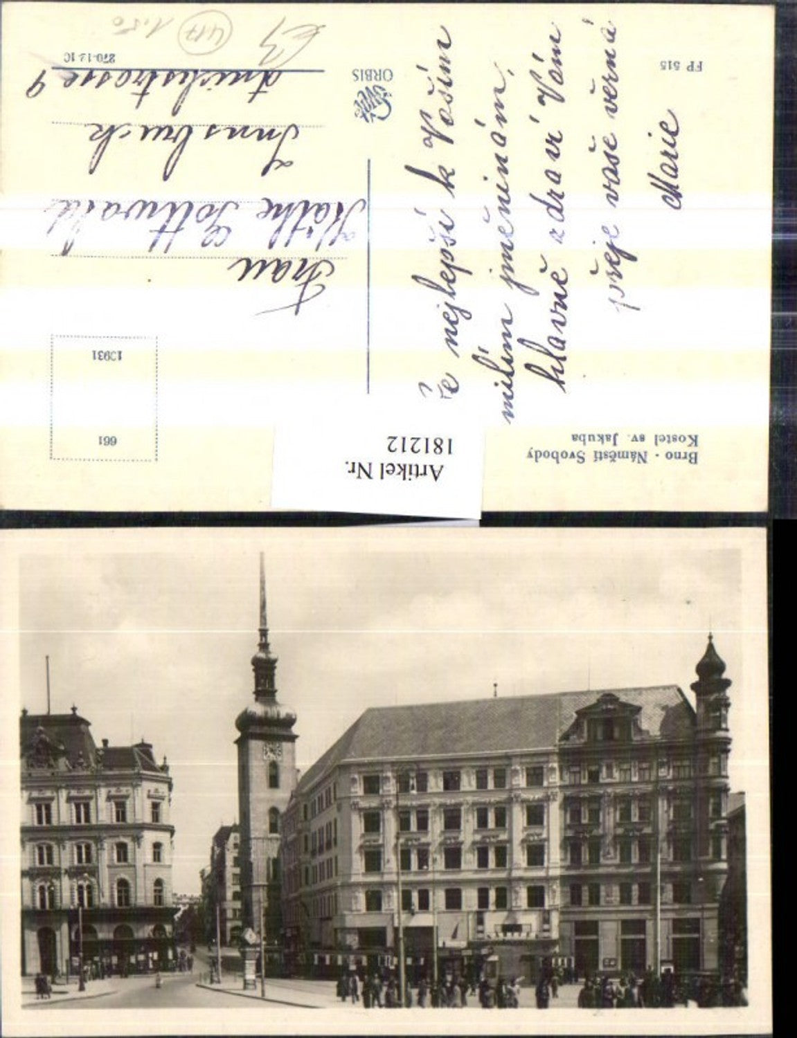 Alte Ansichtskarte – Old Postcard