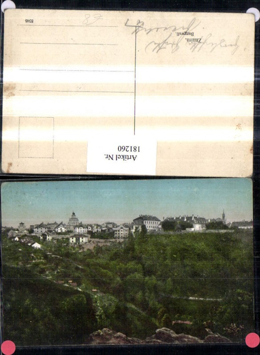 181260,Südmähren Znaim Znojmo Burgwall Totale